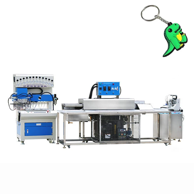 Полностью автоматический диспенсер клея, изготовленный на заказ, ПВХ брелок, машина для изготовления игрушек, кукол, капельный формовочный станок