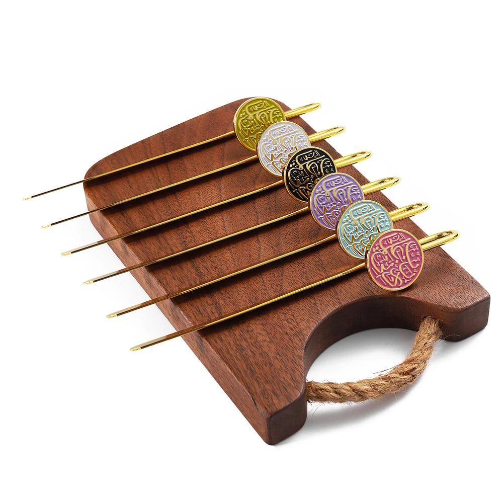 In Stock Mould Promotional Bookmarks Brass Gold Silver Cooper Enamel Islamic Bookmark Muslim Gifts Arabicquran Bookmark