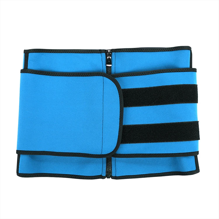 
Wholesale Figure Shaping Blue Neoprene Zipper Thigh Waist Trainer Belts For Ladies 