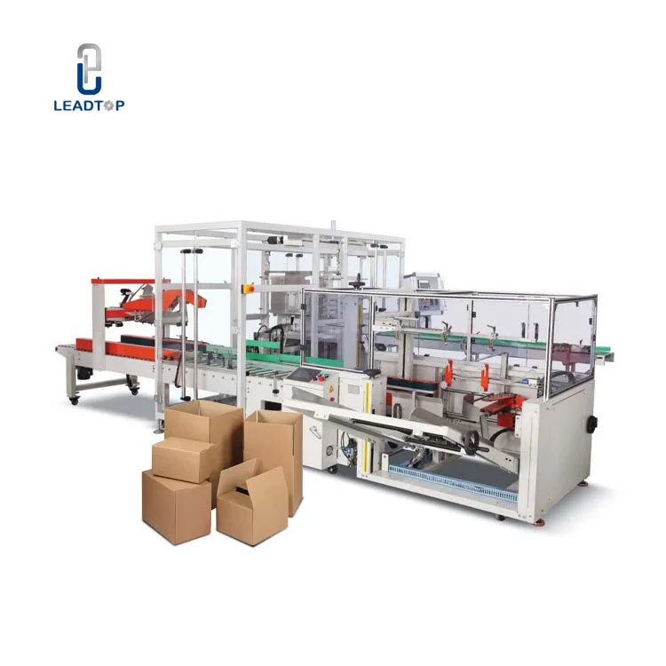 Auto box opening packer machine erector carton form machine case unpacking machine