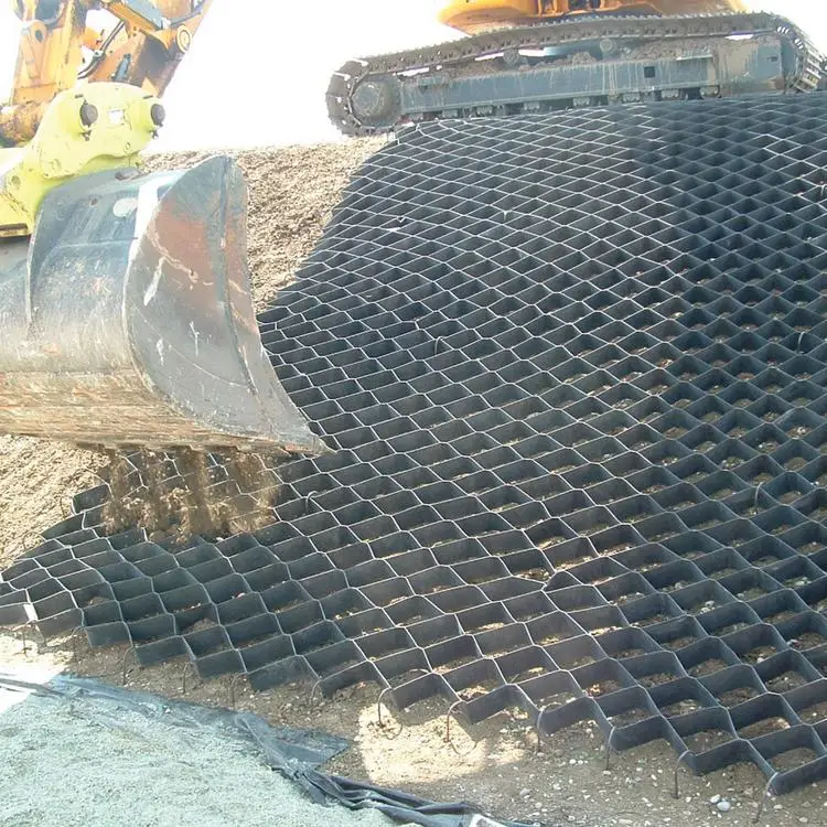 Hdpe Astm Smooth Perforated Geocell For Strengthen Surface Of The Soil In Landfill Geocell Driveway