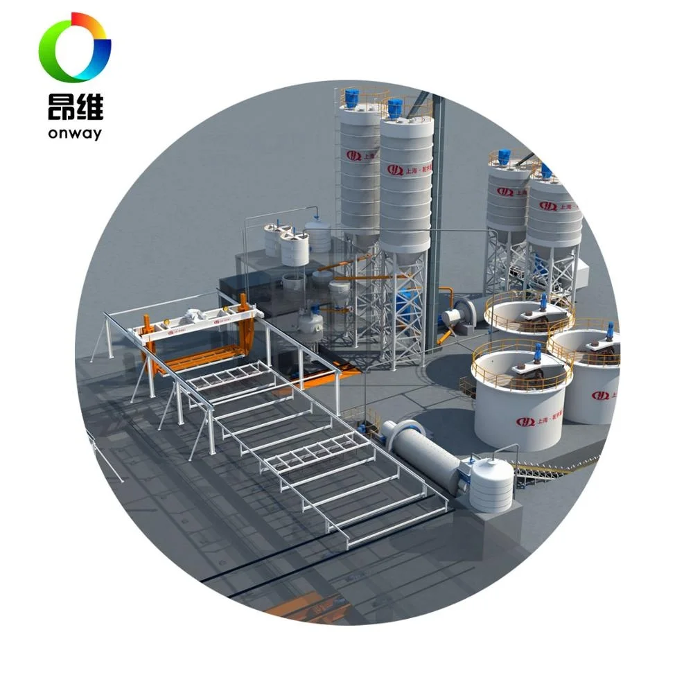 Minimum Production AAC Lightweight Concrete Wall Panel Making Machines