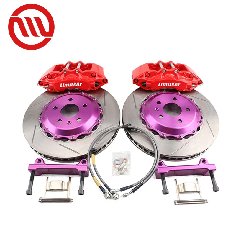 Auto Parts Front/Rear Disc Set Brake Caliper 6 Pistons brake Rotor disc Kit For Honda Toyota Hyundai Mazda