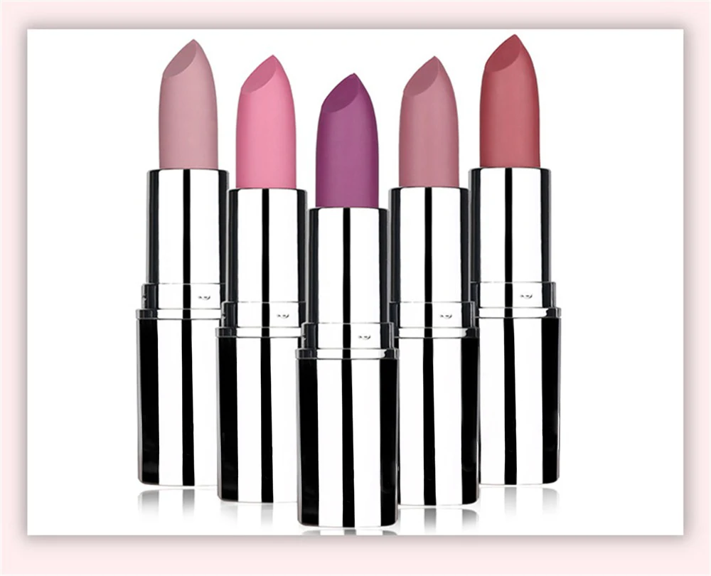 OEM Non Sticky Cup Mask Waterproof Nude Lip Gloss long lasting Private Label Matte Lipstick