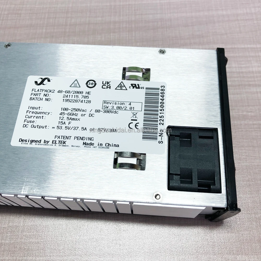 Ready to Ship Eltek 48V 60V Converter FP2 Rectifier Module Flatpack 2 48-60/2000he P/N 241115.705