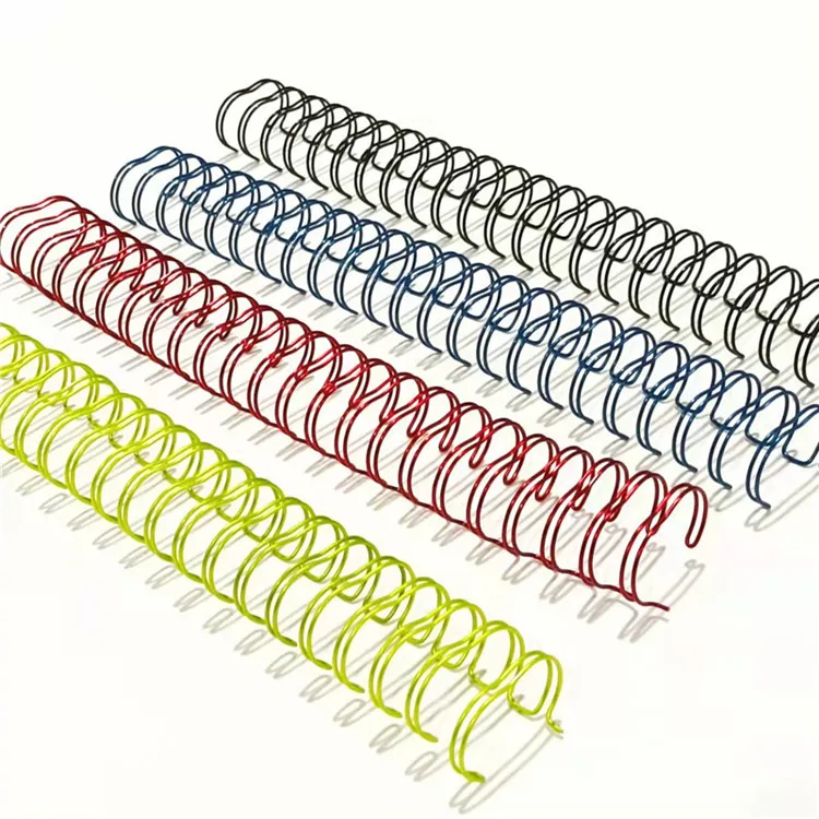 Promotional 92 loops 100 loops 9.5 mm Double wire O Metal double loop wire, pitch 3:1 Wire O for calendar