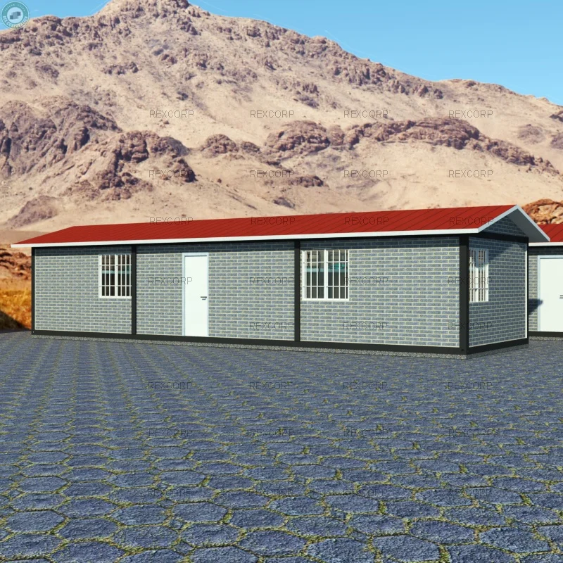 Low Cost Mining Labour Camp Living Quarters Temporary Buildings Construction Labor Camp in Saudi Arabia