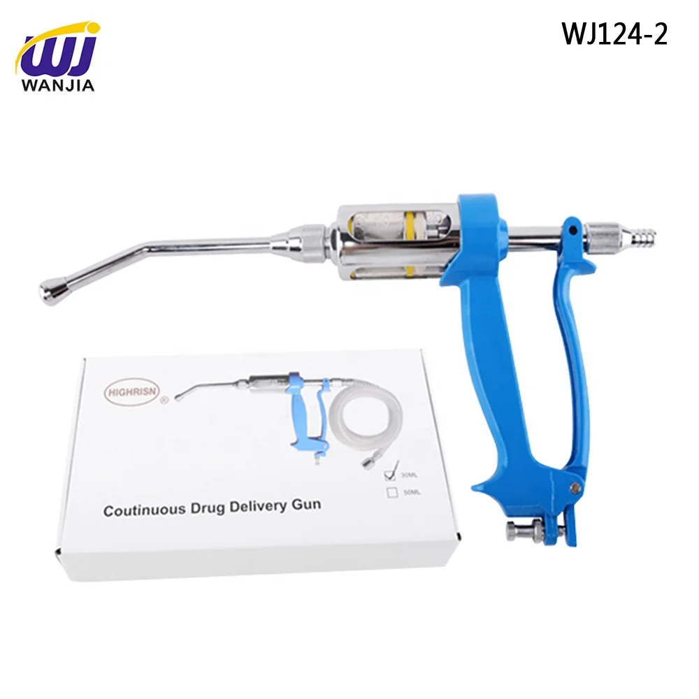 Animal feeding automatic continuous drench gun