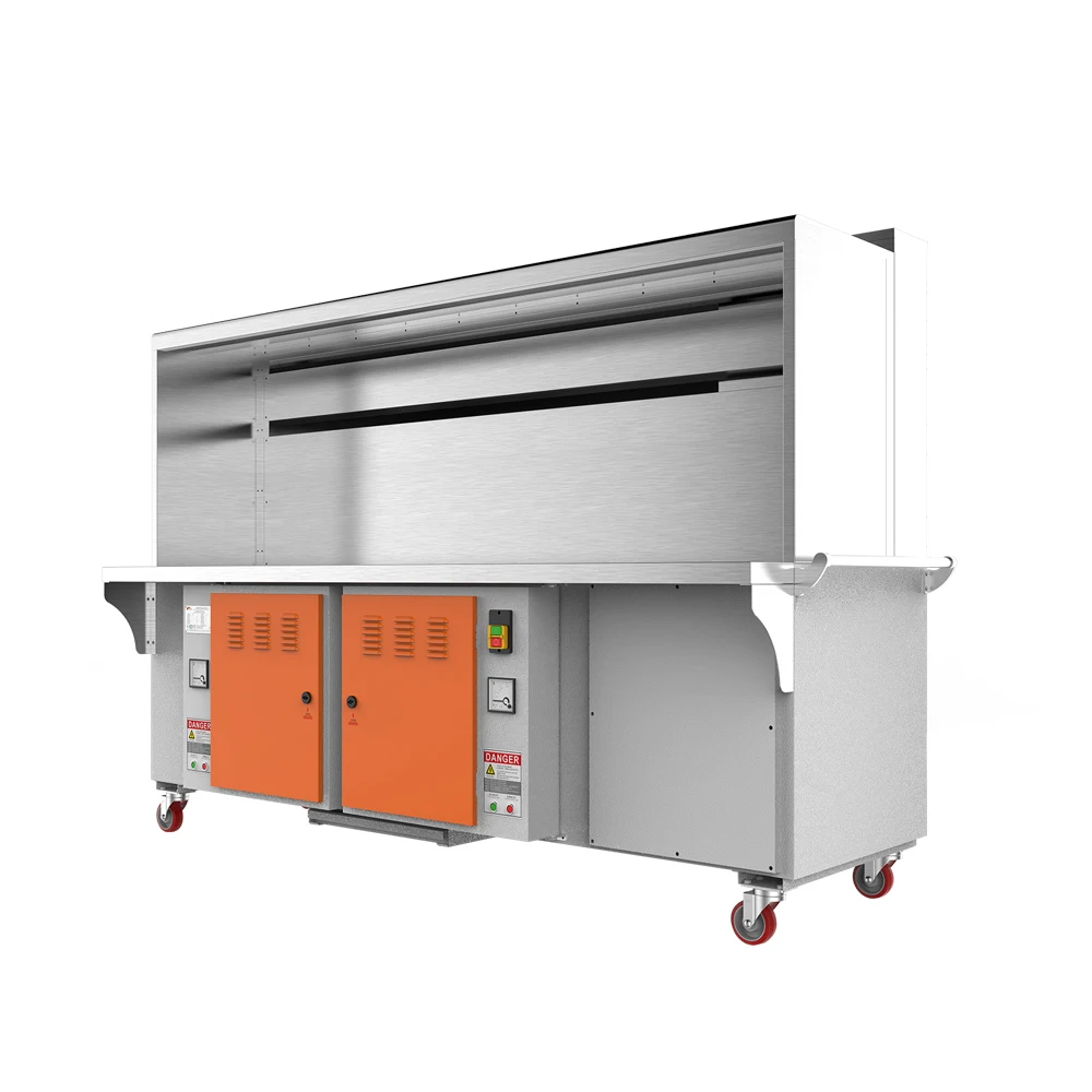 
 Кухонный электростатический осадитель с очищенным воздухом ESP, кухонный электростатический гриль для барбекю с дымовым фильтром  