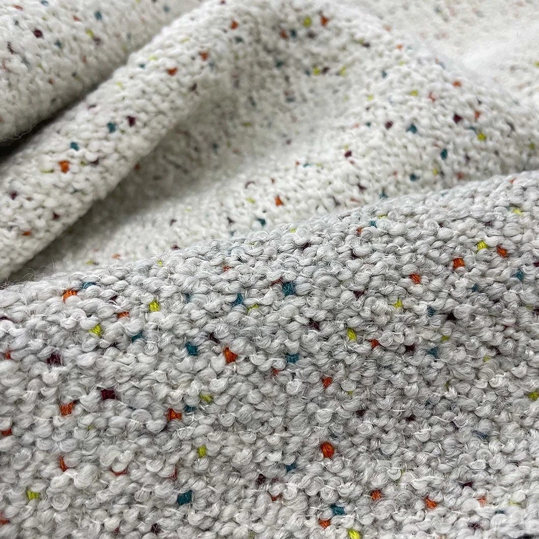 2023 new factory supplier home textile upholstery acrylic wool polyester line fabric for  for sofa