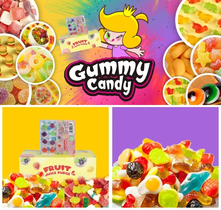Sugar coated Sour Coated Gummy Ring Candy fruit flavor gummy rings