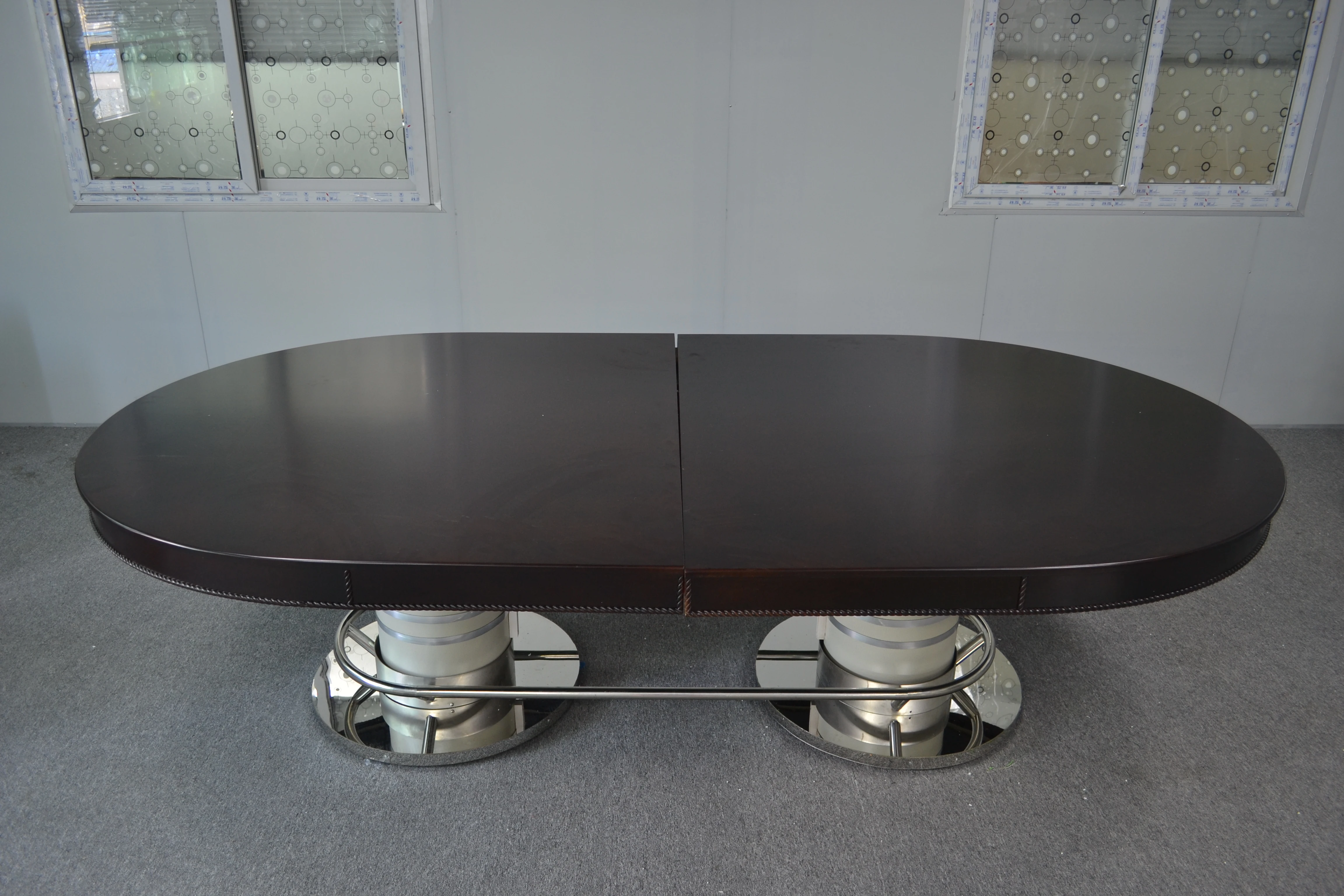 Professional Casino Gambling Table 10 Person With LED Light Gambling Custom Blackjack Baccarat Poker Table