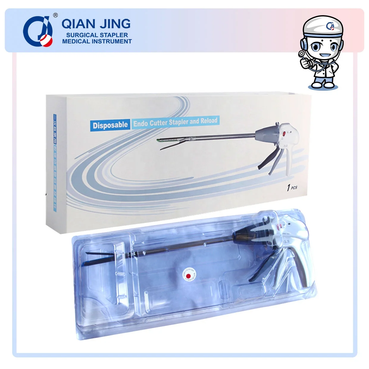 ECR60 Series 60mm Echelon Reloads Endoscopic Linear Cutter Stapler Loading Units