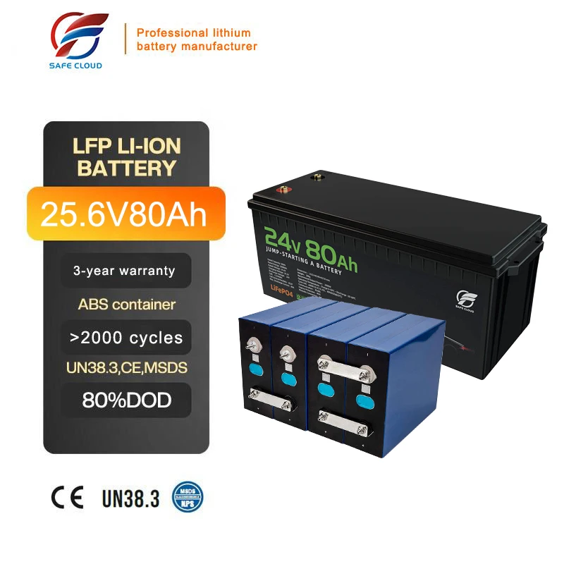 135AH 12V 24v Lithium Iron Phosphate Battery LiFePO4 4WD RV Deep Cycle Battery