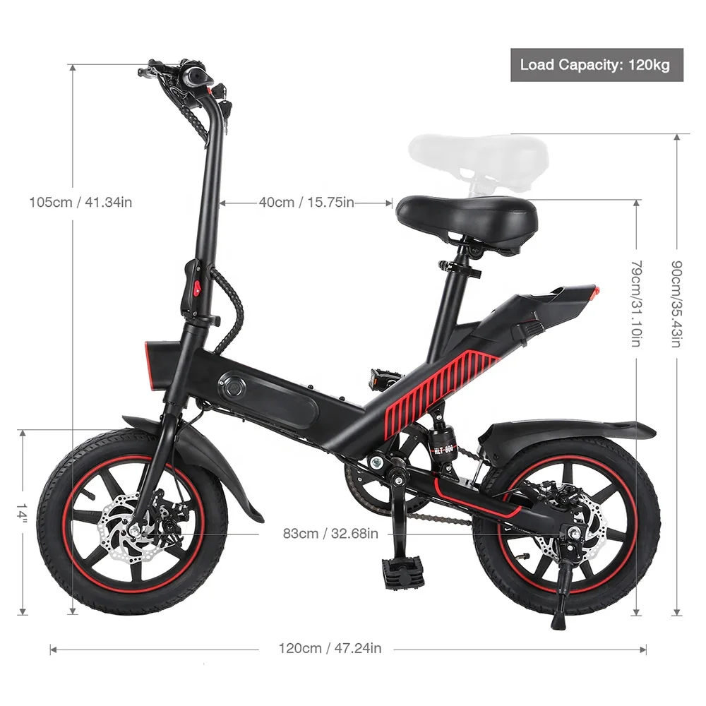 
Cheap Electric Bicycles For Sale Electric Bike Mini Ebike 36V/350W Electric Assist Folding Bicycle Removable Battery 