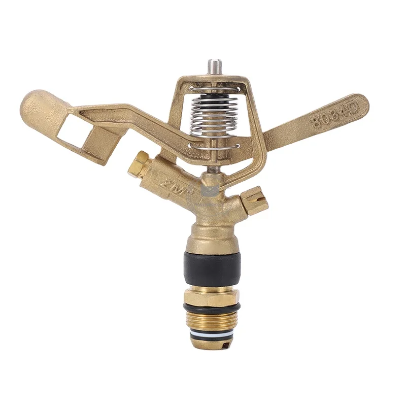 Quality 360 Degree 3/4 Male Thread Metal Rain Gun Sprinkler Lawn Irrigation Impact Sprinkler Big Rain Gun Sprinkler