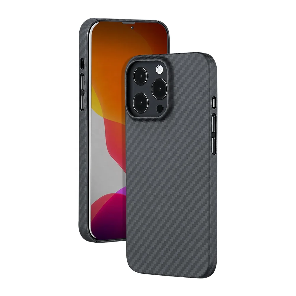 Wholesale Price Carbon Case for iPhone 13 pro Aramid Fiber Phone Case Cover with High Quality