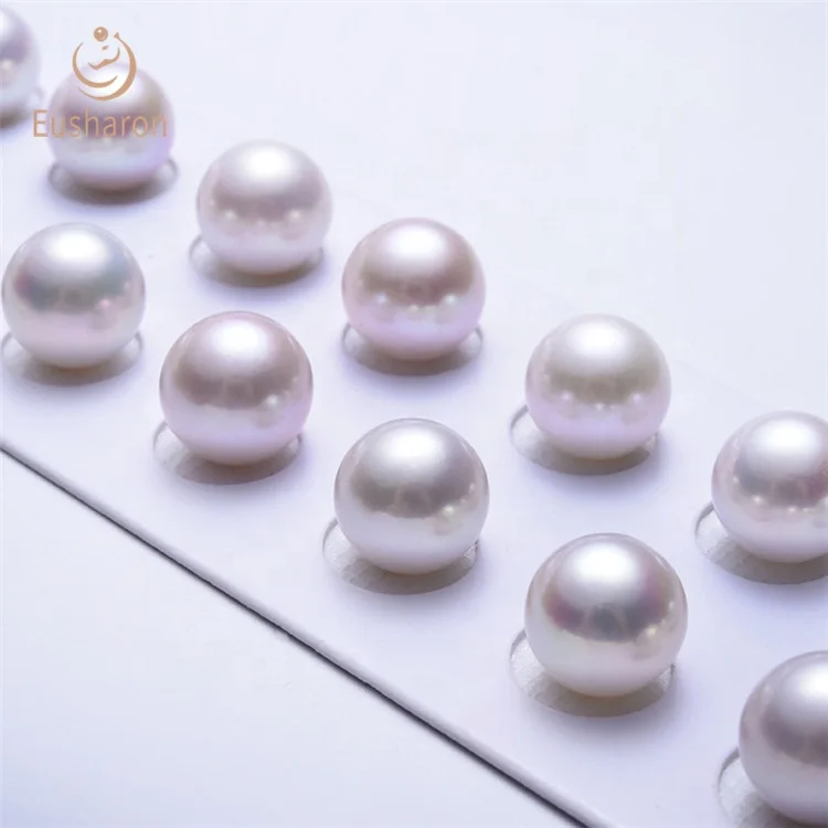 
Hot Selling 10-13mm AAA Perfect Round Matching Pair Edison White Cultured Natural Freshwater Loose Pearl 
