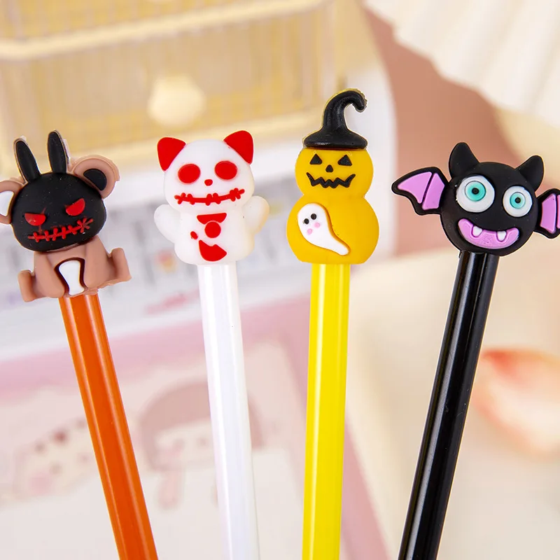 Creative Halloween Bat Ghost Cartoon Neutral Pen Water Pen Halloween Gift Stationery