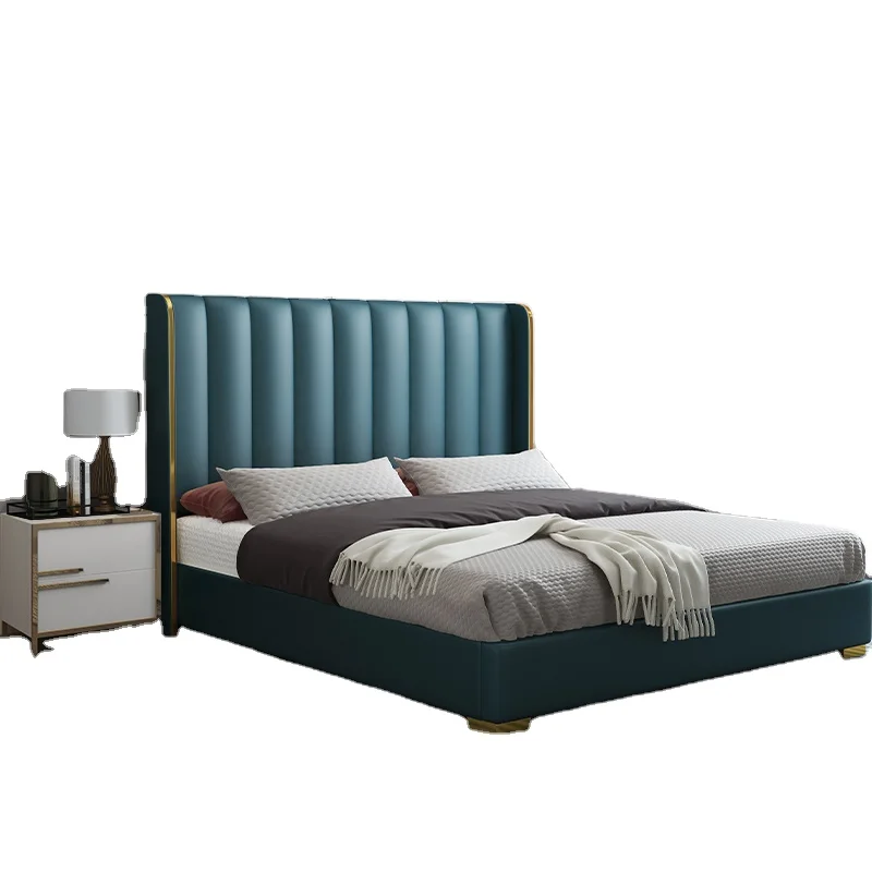
Cheaper Moderns Modern Furniture European Designs Double Storage Bed 