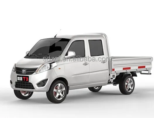 Foton Model V LHD Left hand Drive  2 Tons Double Cab Mini Pickup Trucks For Sale