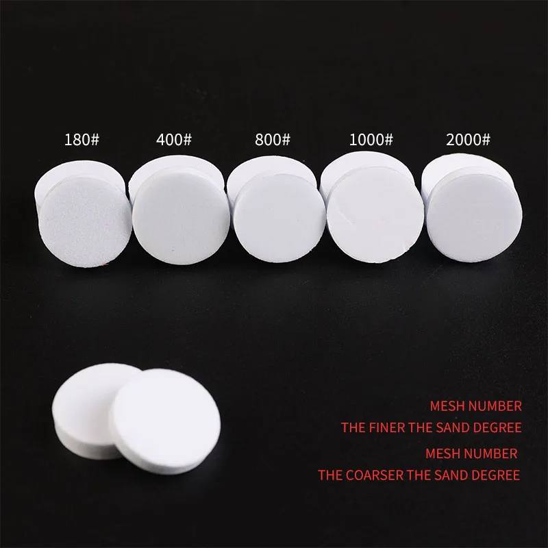 15 20 25mm Soft Polishing Grinding Milling Head Nail Art Drill Bit Block Tool Sponge Files Buffer