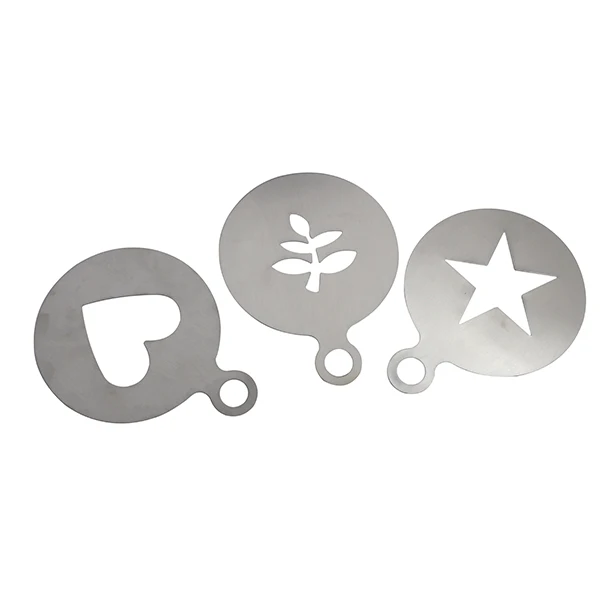 Hopesun Kitchen Accessories Coffee Stencil Cappuccino Arts Templates Coffee Mould Cake Decorating Tool