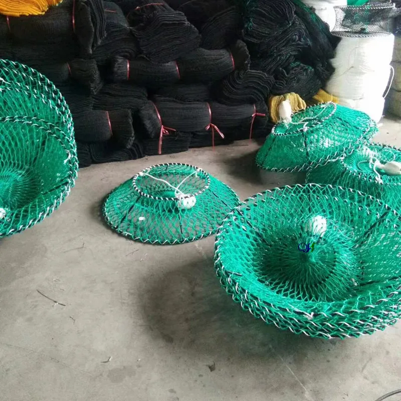 Heavy Duty Crab traps Foldable Crab Cage Net for Minnow Crawfish Shrimp Lobster Bait Snare Trap Crab trap net
