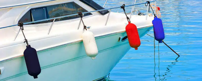 Ribbed Boat Fenders Bumpers Strengthened Fender Lines G Series Boat Fenders, 6.5' x 23' - Black