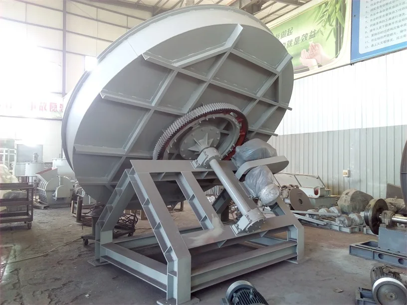 Reliable Material Durable Organic Fertilizer Disc Granulator Fertilizer Production Line