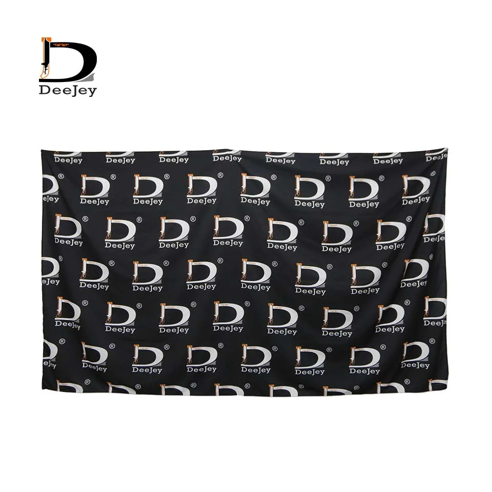 Персонализированная компания повторная печать логотипа фон на заказ Торговая выставка настенное украшение частный логотип для