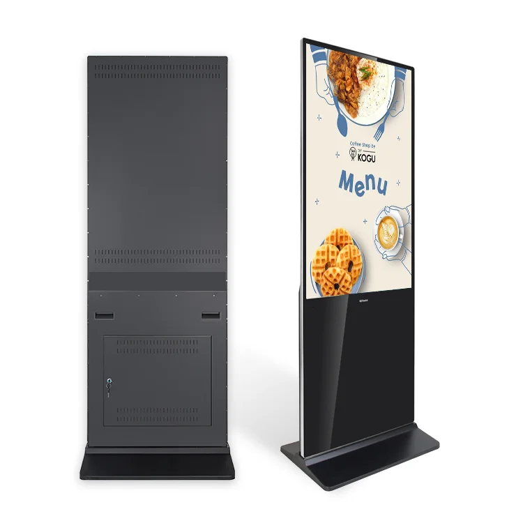 43 дюймов LCD Digital Signage и дисплеи HD плакат киоск Тотем сенсорный экран светодиодный открытый