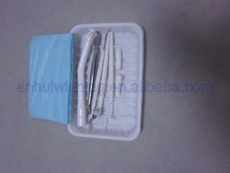 Disposable Dental instrument kit 3 in 1 or 5 in 1 dental set