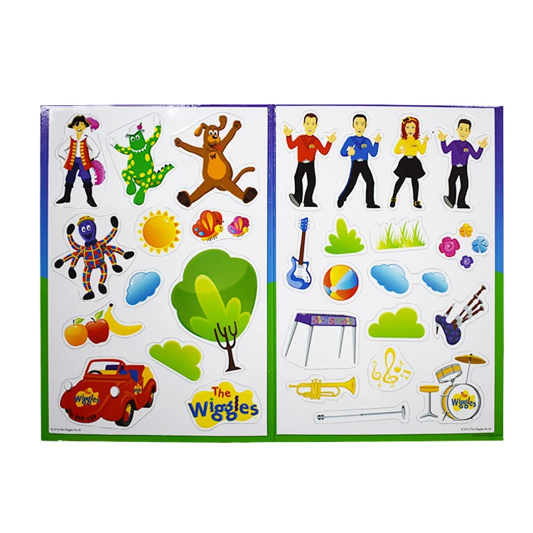 2-13 Years Custom Design Magnetic Book Set Children Educational Sticker Set Magnetic Book