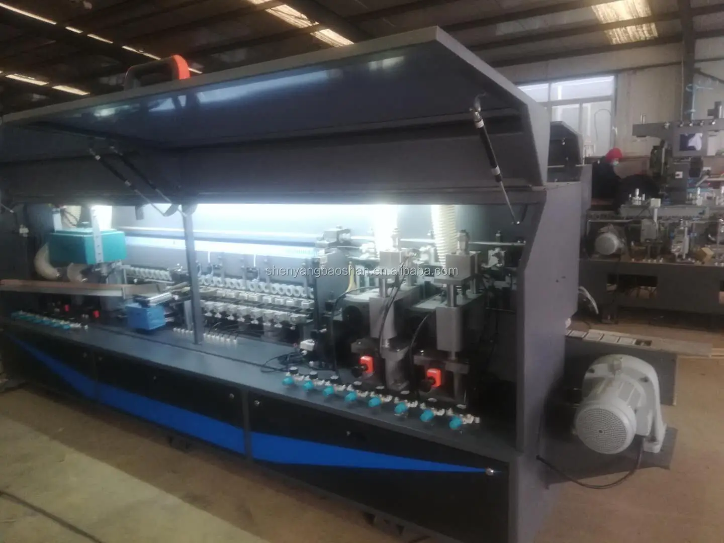 MF-1504AFX PVC Wood Door Frame Edge Banding Machine Price