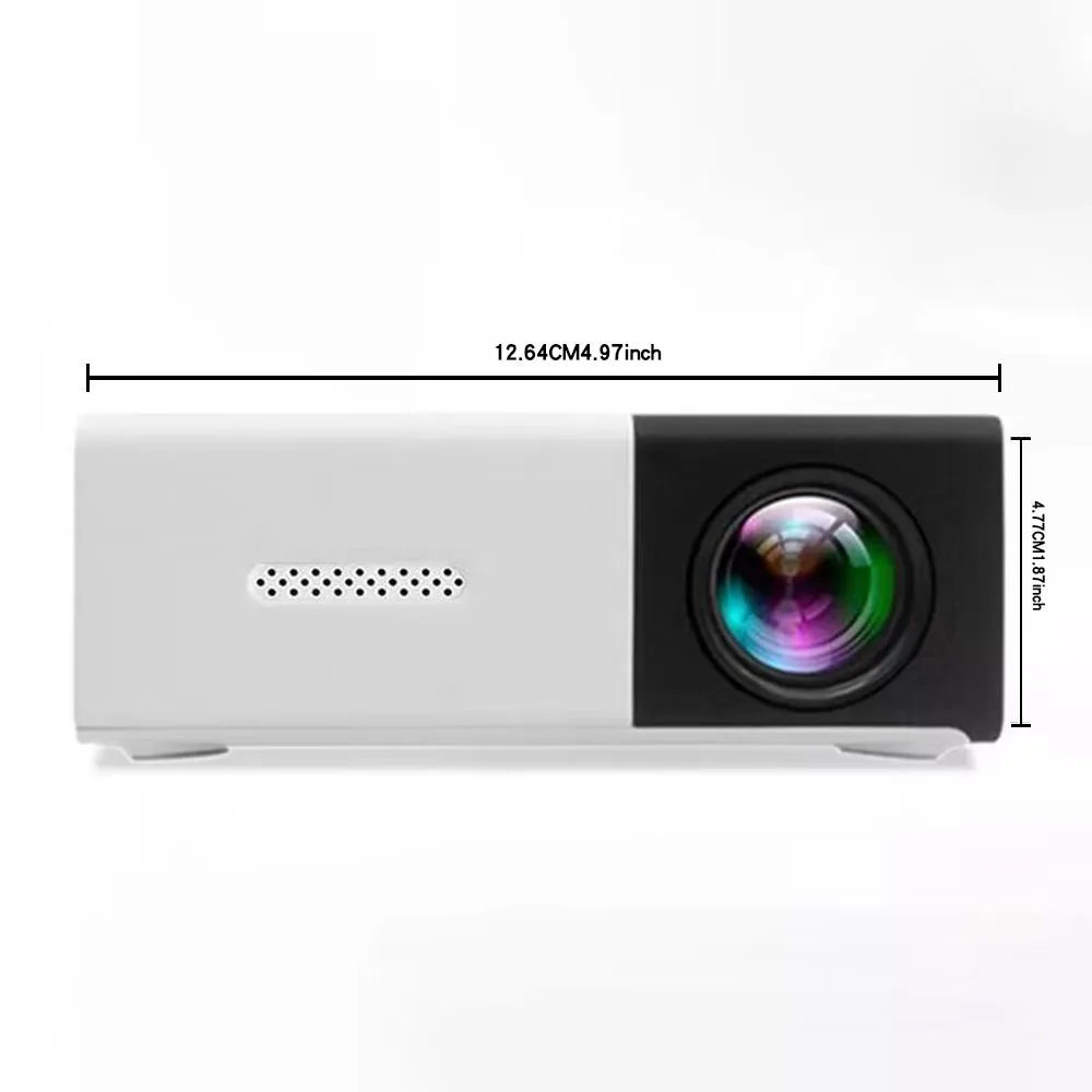 Hot sales new mini projector yg300 lcd outdoor home theater USB HD interfaces Video Projector