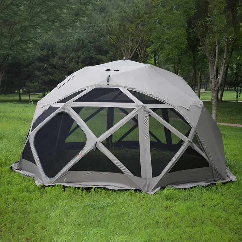 Outdoor Ball Tent Portable Folding Automatic Storm Proof Field Picnic Camping Dome Tent For Glamping