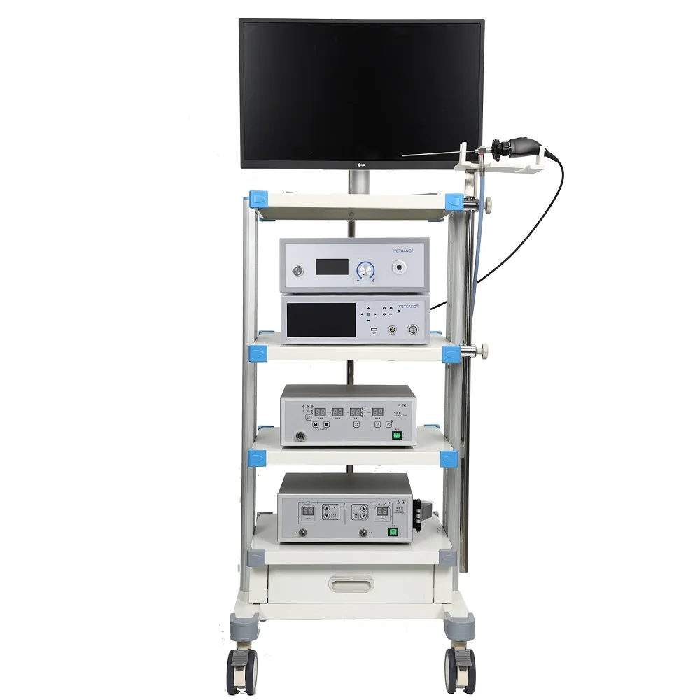 Medical Endoscope Camera Tower 1080P Full HD Cold Light Source Endoscope Camera Tower