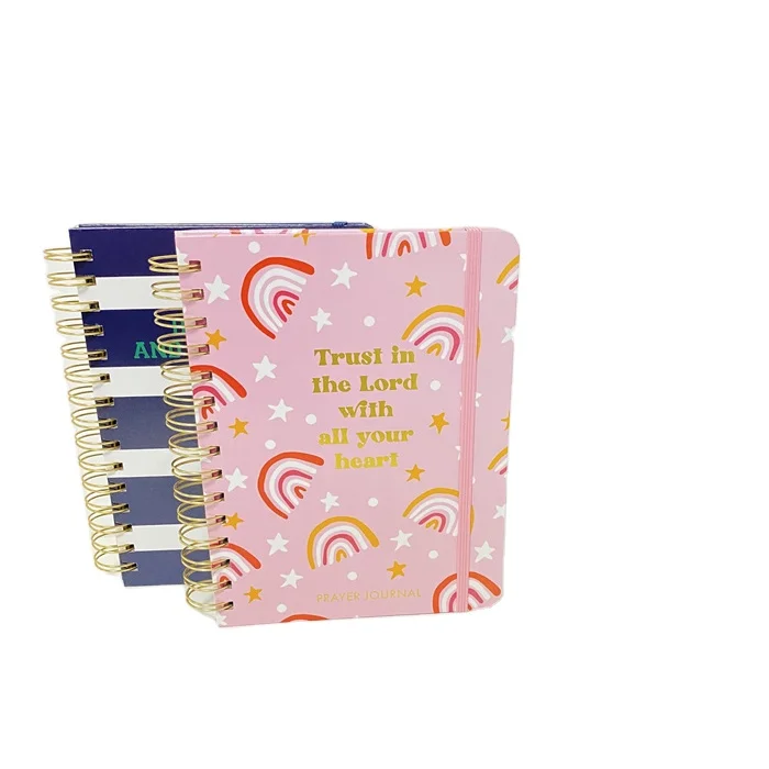 High Quality colour book cover customize books agendas diary notebook planner monthly budget planner