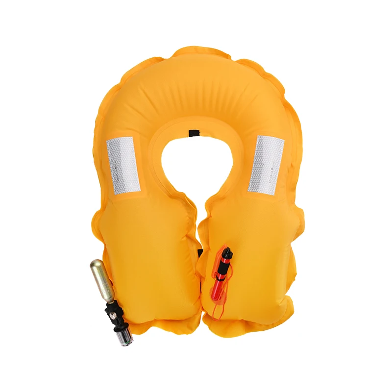 Factory High Buoyancy Manual Inflatable Oxford Life Jacket Vest