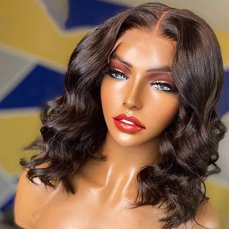 Fashion  Gradient  wigs for black women  highlight  kinky curly wig  lace wigs 100% virgin human hair