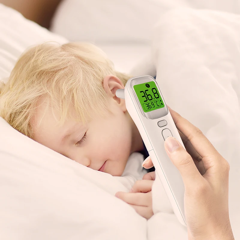 Termometro Infrarrojos Lcd Digital Infrared Thermometer Smart Thermometer Termometro De Orelha De Bebe Infravermelho