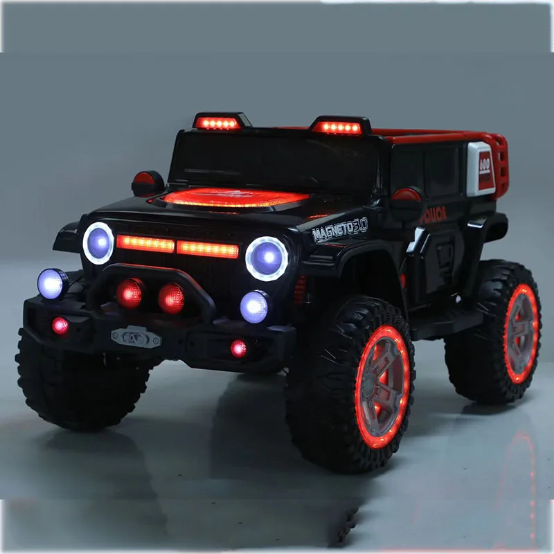 2024 New Model 12V Big Kids Car Powerful Electric Beautiful Colorful LED Lights Kids Ride On Car