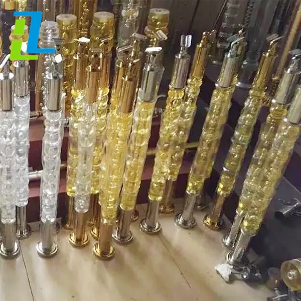 High Grade indoor clear acrylic baluster /plastic glass stair handrail China supplier