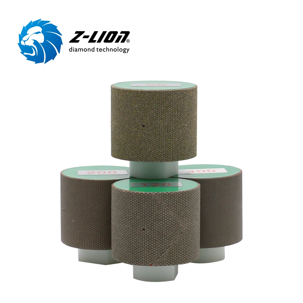 ZL M14 electroplated diamond polishing drum 50 mm grinding wheels