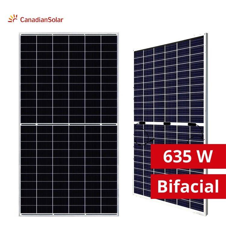 Canadian Solar Supplier 635W High Efficient Anodized Solar Panels For Sale