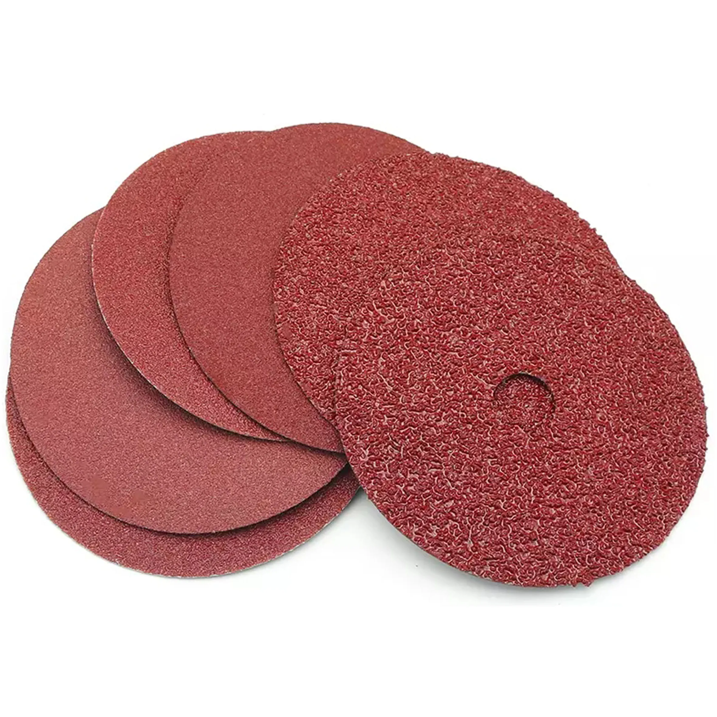 Datong  polishing stainless steel woods fiber disc aluminum oxide 5inch Grit 16 Thickness 0.8mm abrasive grinding disc