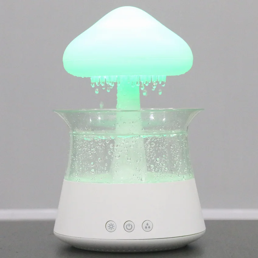 2023 new released original manufacturer 7 changing LED colors essential oil aroma diffuser rain sounds cloud humidifier
