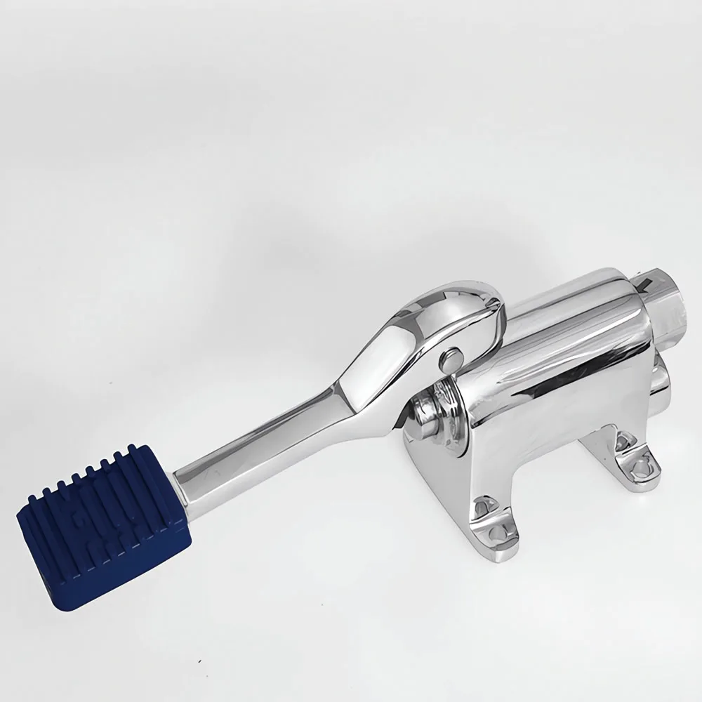 High Quality Water Slow Open Tap Brass Foot Pedal Valve Faucet Kitchen Single Hole One Channel Pedal Tap