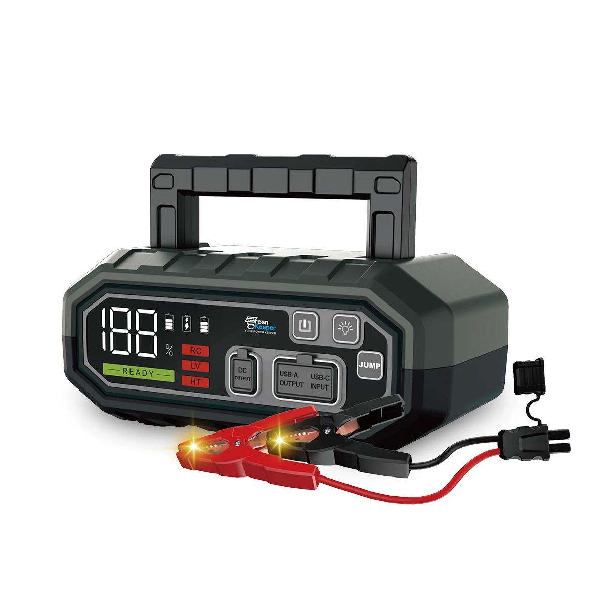 UltraSafe Car Battery Charger And Jump Starter Fit Extreme Temperatures 12V 24V Jump Starter Power Bank For Vehicles Truck Car